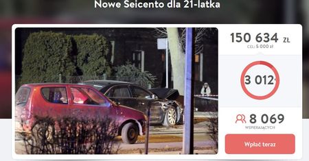 Zbiórka na nowe Seicento. Pieniądze zniknęły? W sieci pojawiły się plotki