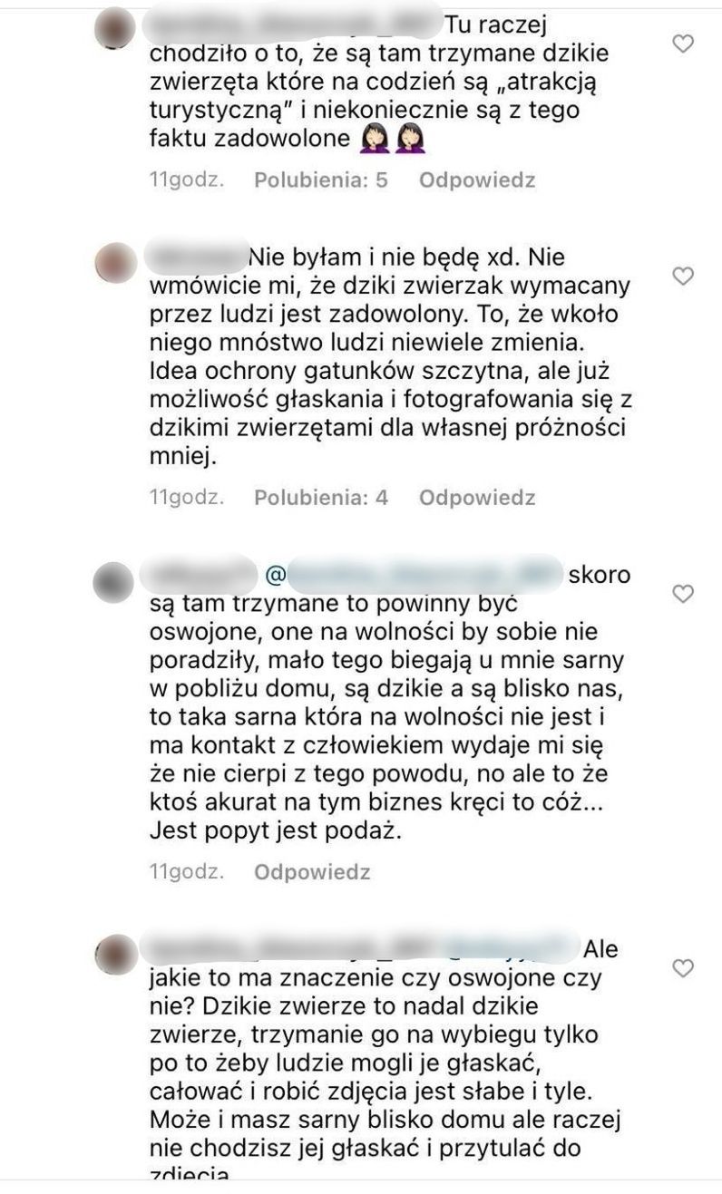 Ewel0na w ogniu krytyki za zdjęcie z sarną