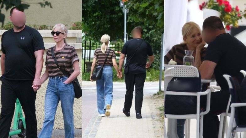 Ewa Gawryluk przyłapana z nowym partnerem
