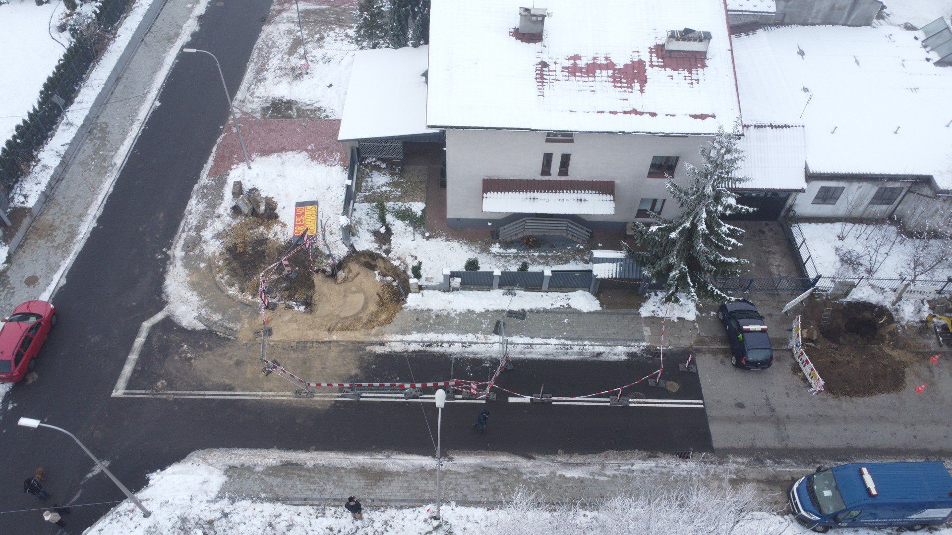 Zapadlisko przy domu w Olkuszu - 29.11