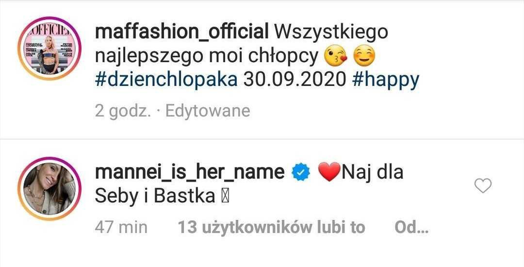 Komentarz Sary Boruc pod zdjęciem Maffashion