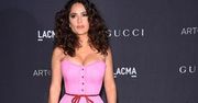 Słodka Salma Hayek na gali LACMA Film + Art Gala