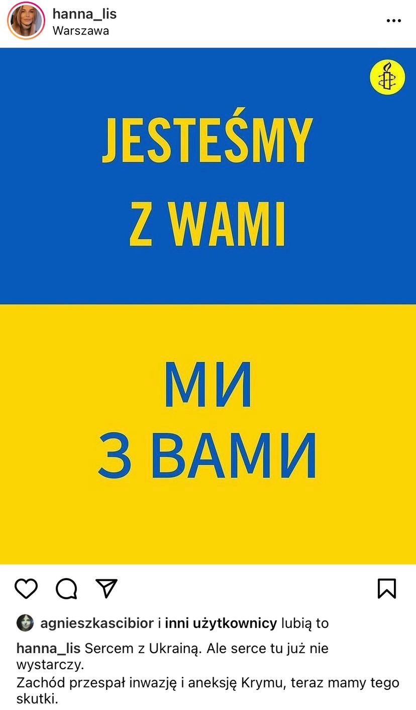 Gwiazdy solidaryzują się z Ukrainą