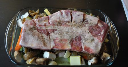 Surowy mostek z jagnięciny nowozelandzkiej (samo mięso)