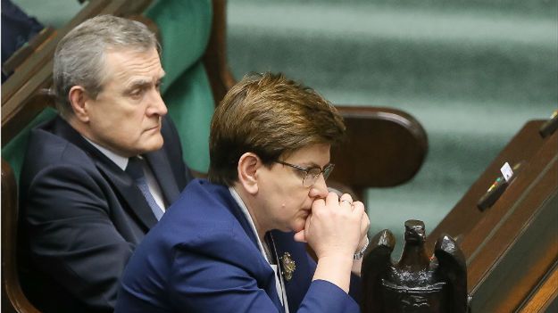 Beata Szydło i Piotr Gliński