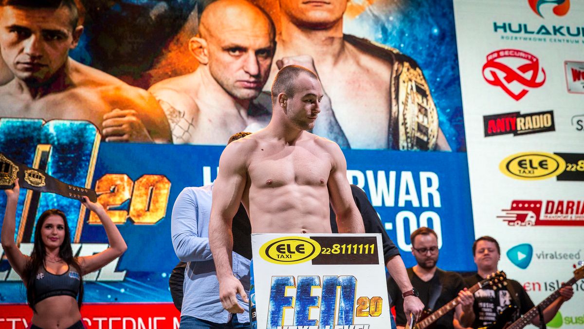 Zdjęcie okładkowe artykułu: Materiały prasowe / Wojtek Wojciechowski/fen-mma.com / Na zdjęciu: Mateusz Rębecki 