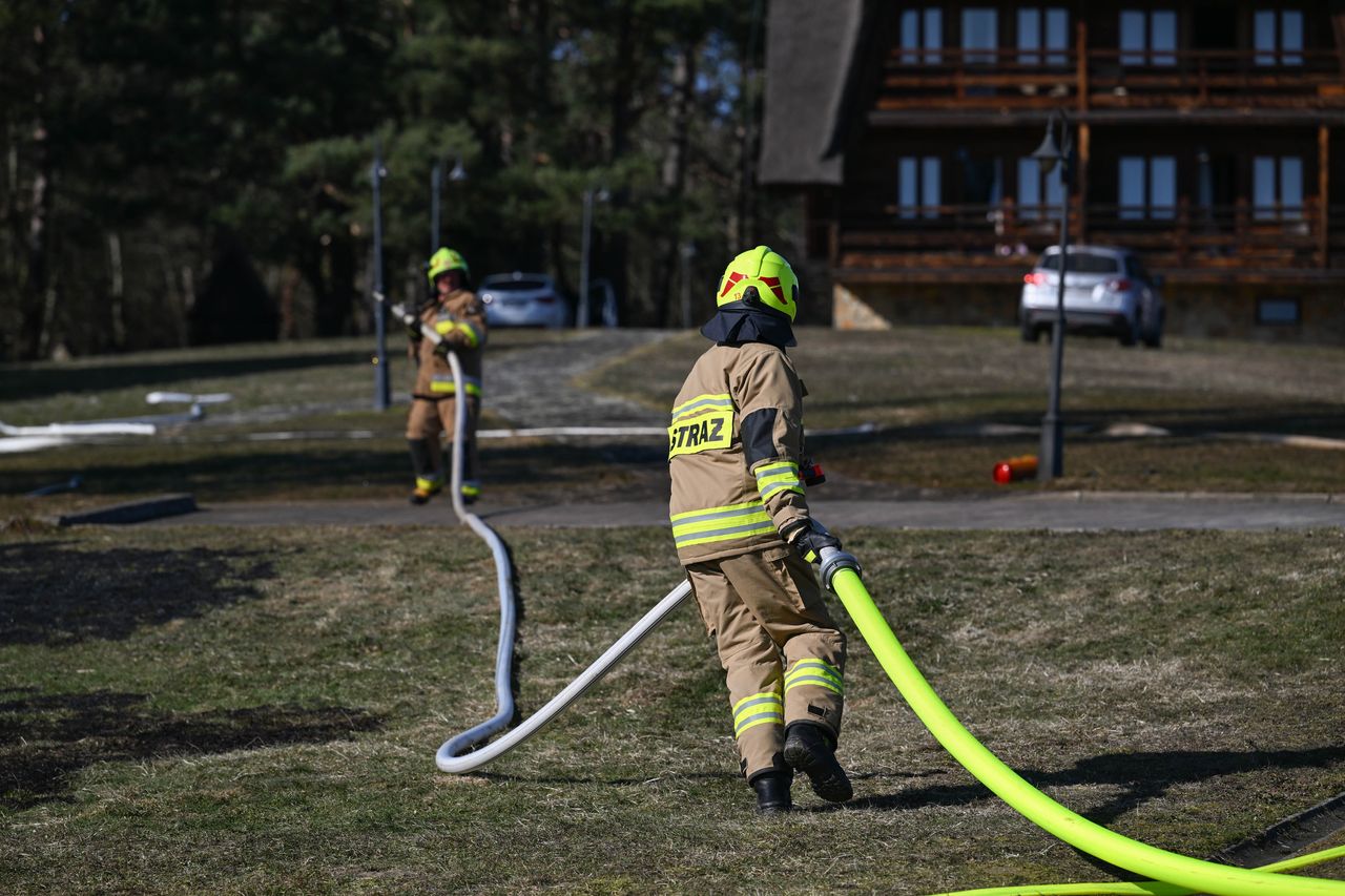 Hotel w ogniu. Goście ewakuowali się w popłochu