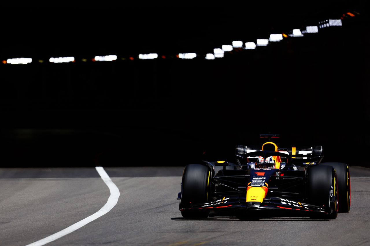 Max Verstappen podczas kwalifikacji do GP Monako 2023