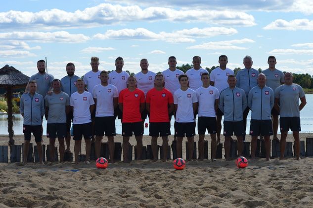 Reprezentacja Polski w piłce plażowej podczas turnieju w Portugalii
