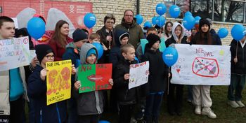 Łazy: Konferencja prasowa przy mobilnych płucach. Inauguracja projektu