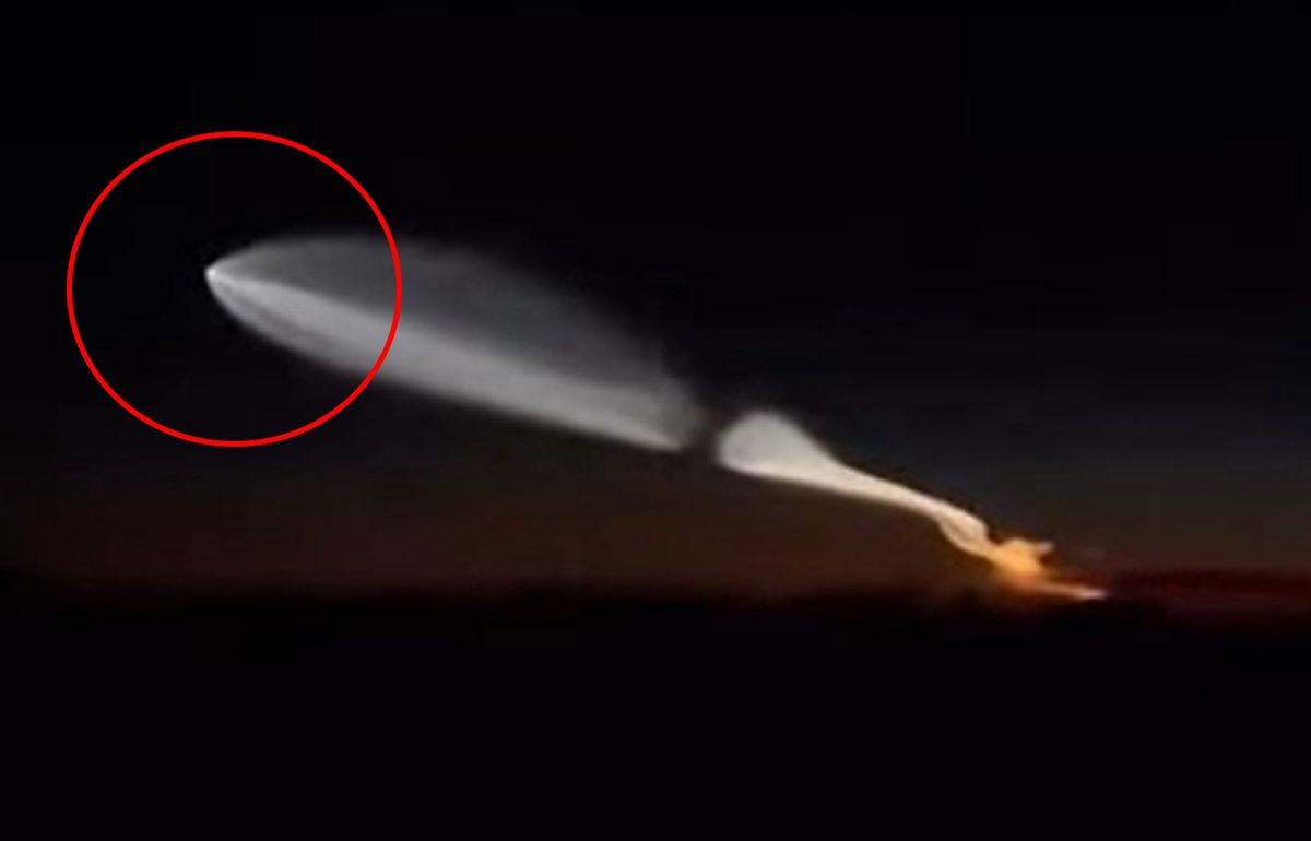 Pilot uchwycił start rakiety Falcon Heavy