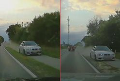 Pędził bmw po ścieżce rowerowej. Kierowcy grozi 30 tys. zł kary