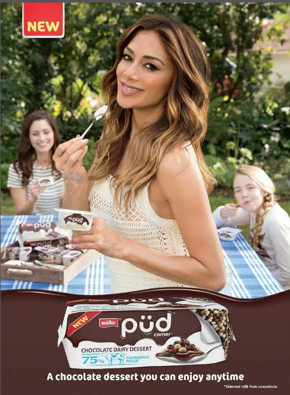 NICKOL SCHERZINGER REKLAMUJE JOGURT