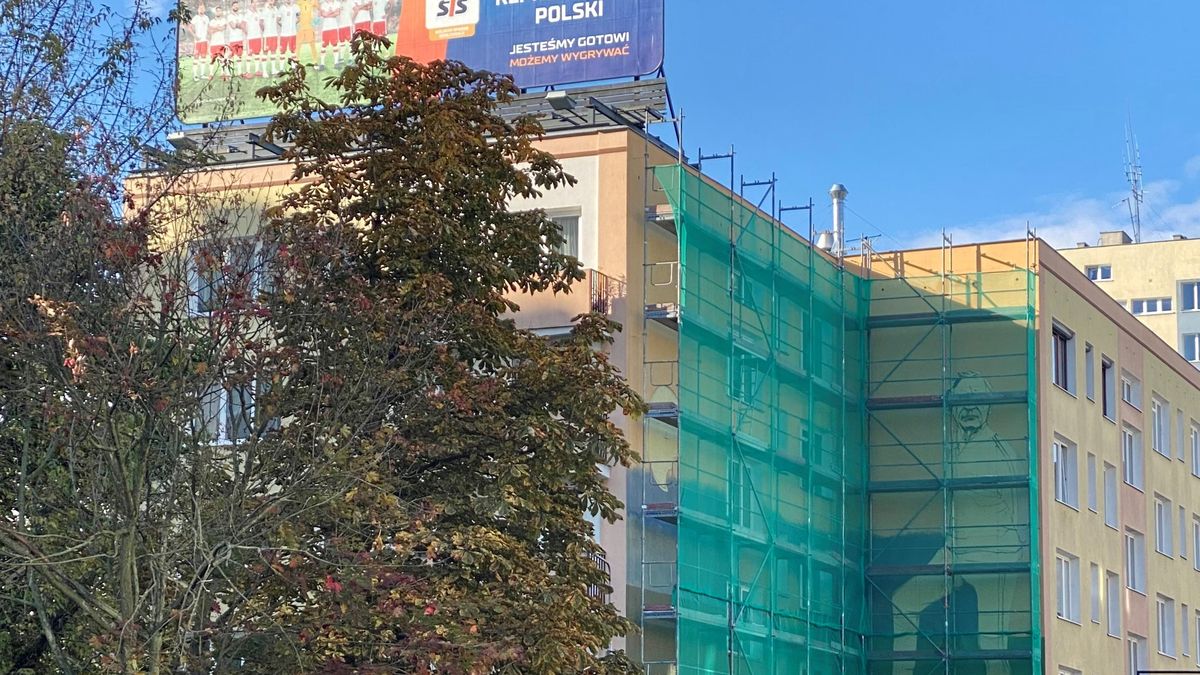 Materiały prasowe / Mural Kazimierza Górskiego