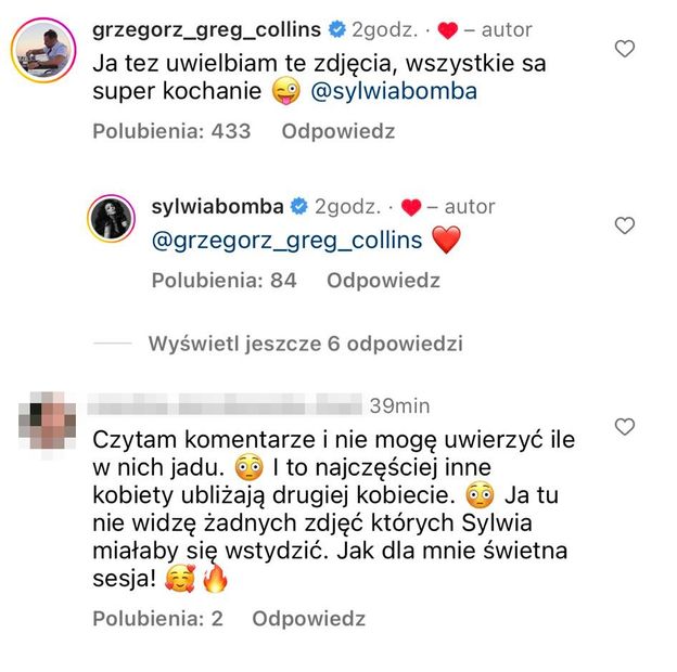 Półnaga Sylwia Bomba prezentuje czułości z Grzegorzem Collinsem. Internauci zmieszani: "Prezentacja trochę PRYMITYWNA" (ZDJĘCIA)