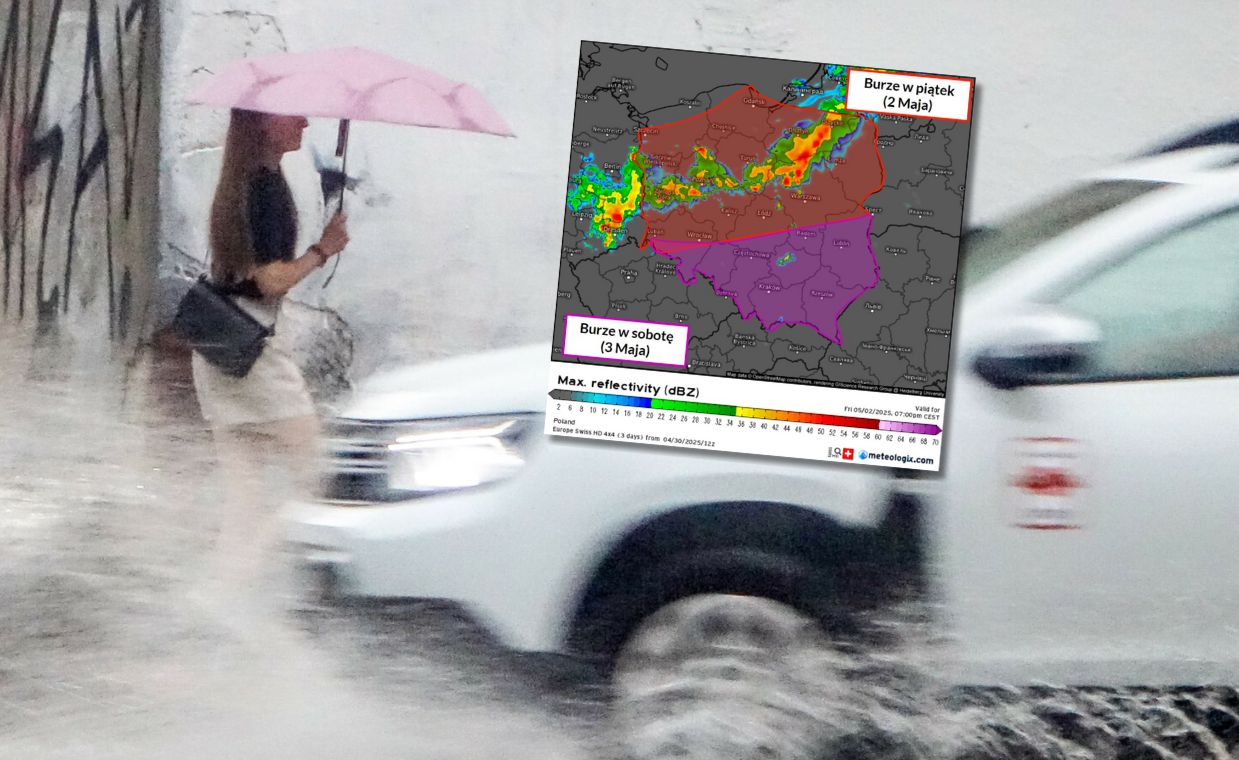Dynamika w pogodzie na majówkę. Od słońca po burze