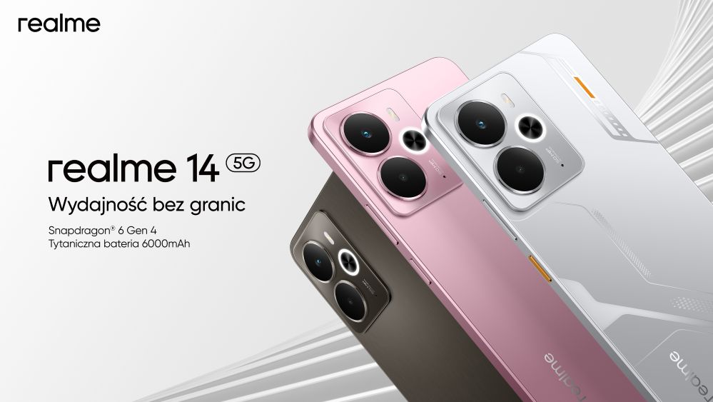realme 14 5G i 14T 5G. Nowa seria smartfonów o potężnej baterii trafiła na rynek