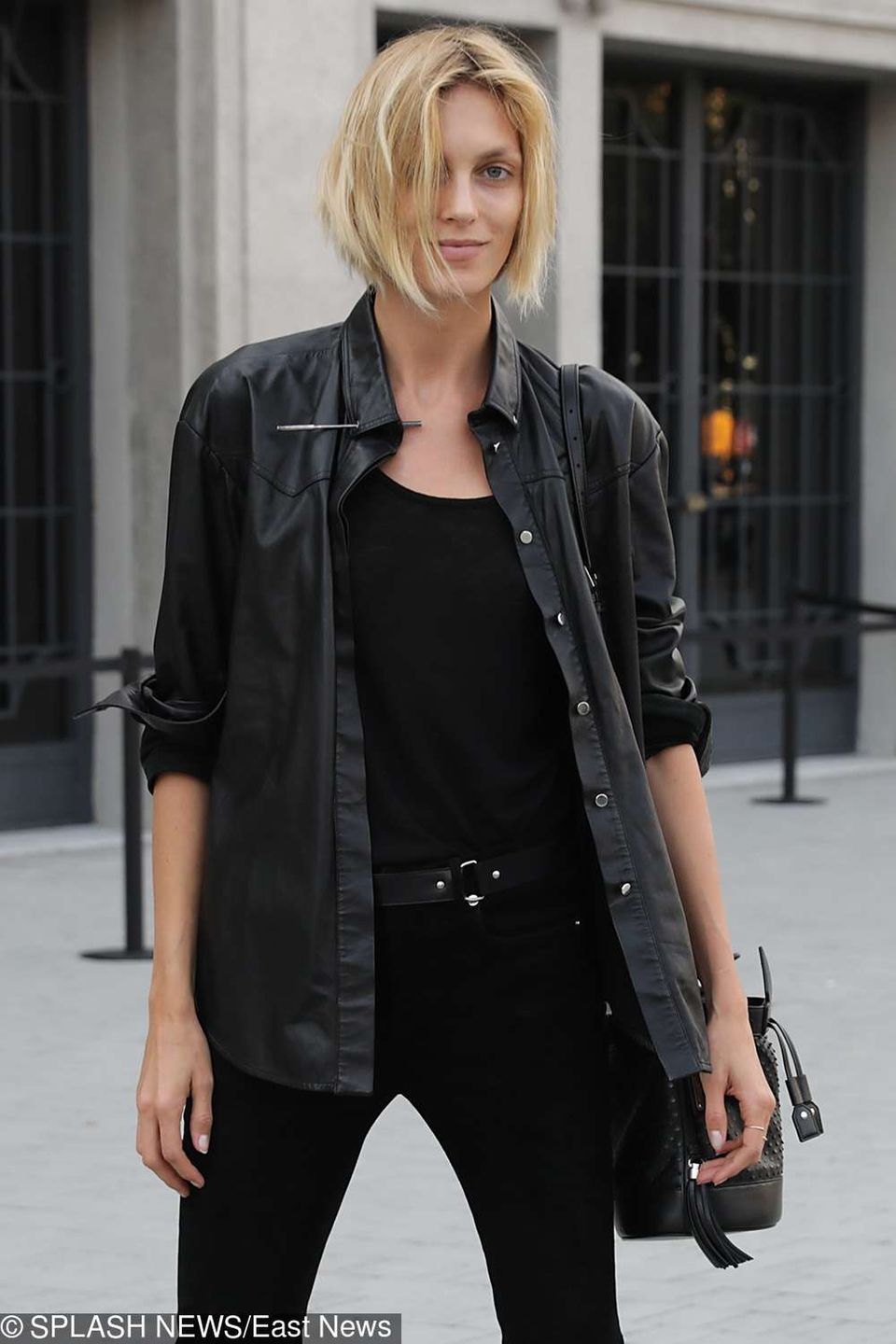 Anja Rubik na tygodniu mody w Mediolanie
