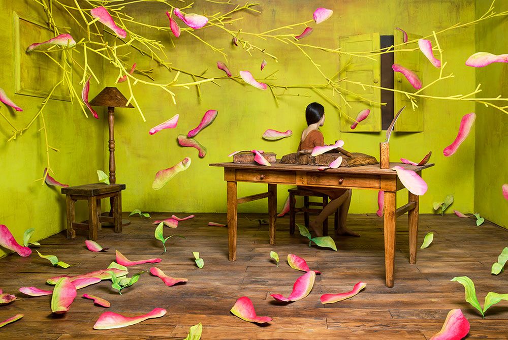 Fantazyjne sceny stworzone i sfotografowane w malutkim studiu 2