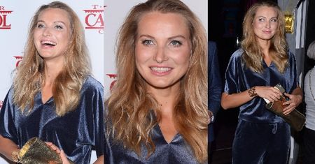 Joanna Moro w kombinezonie z zasłony na premierze w teatrze (ZDJĘCIA)