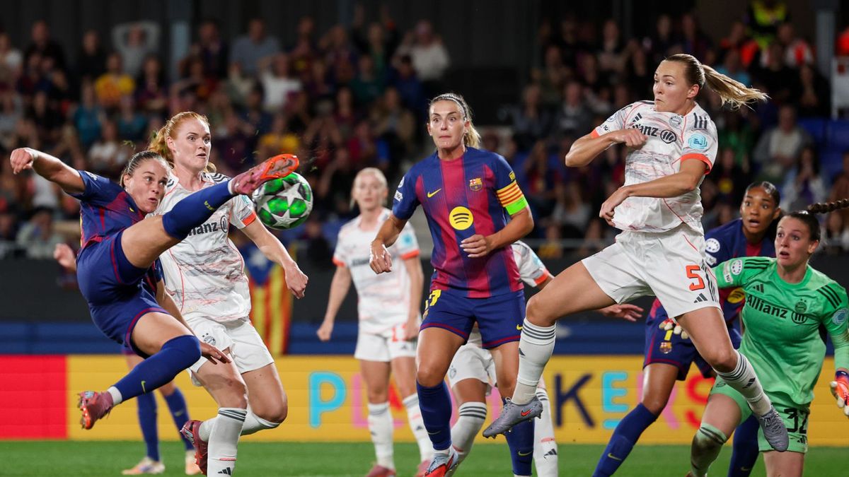 Getty Images / Judit Cartiel/Getty Images / Pierwszy gol Ewy Pajor w meczu z Bayernem 