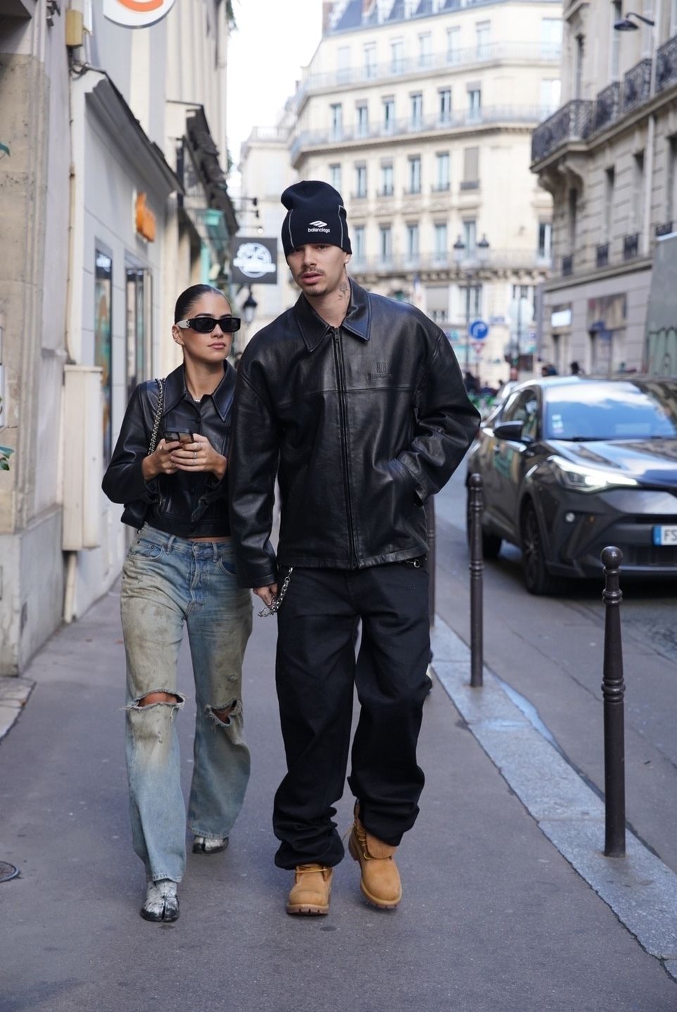 Romeo Beckham i Kim Turnball