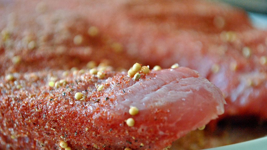 Surowy mostek wołowy (samo mięso, II klasa mięsa)