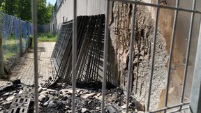 Żużel. Policja zatrzymała wandala, który podpalił stadion MrGarden GKM-u. Mężczyźnie grozi kara pozbawienia wolności