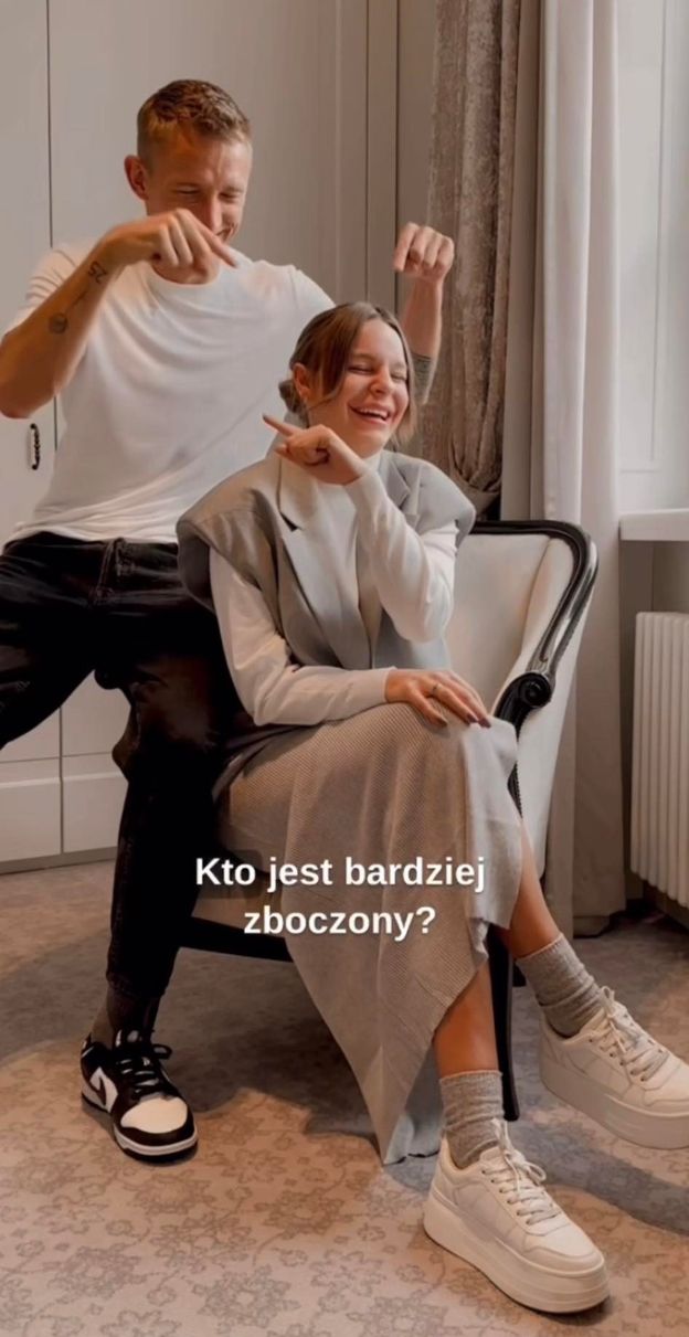 Jakub Rzeźniczak z małżonką Pauliną odpowiadają na pytanie: "KTO JEST BARDZIEJ ZBOCZONY". Chcieliście to wiedzieć? (WIDEO)