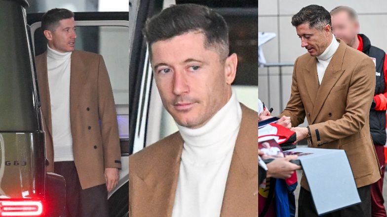 Robert Lewandowski na zgrupowaniu