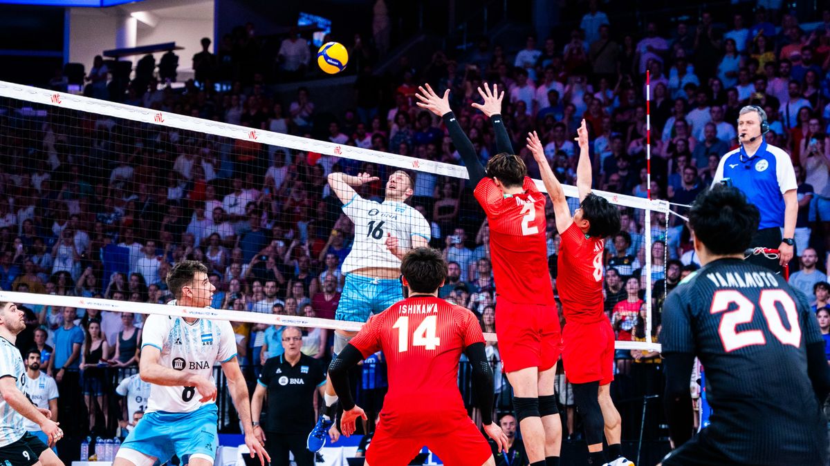 Materiały prasowe / FIVB / Mecz Ligi Narodów: Japonia - Argentyna