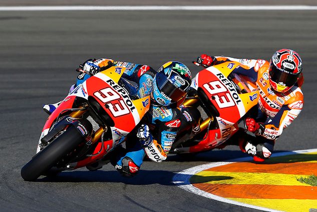 Alex Marquez przed Marcem Marquezem (fot. Repsol Honda Team)