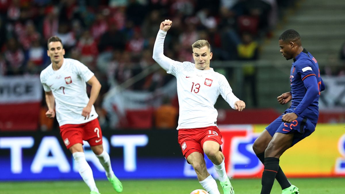 Newspix / LUKASZ GROCHALA/CYFRASPORT / Na zdjęciu: Mateusz Łęgowski