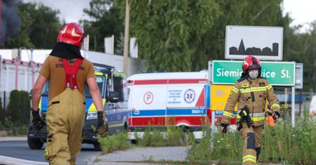 116 strażaków walczyło z ogniem na Śląsku. "Bardzo gwałtowny przebieg"