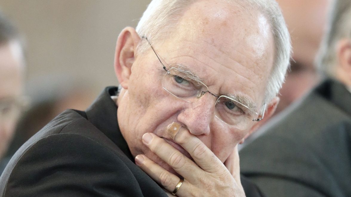 Minister finansów Niemiec Wolfgang Schaeuble