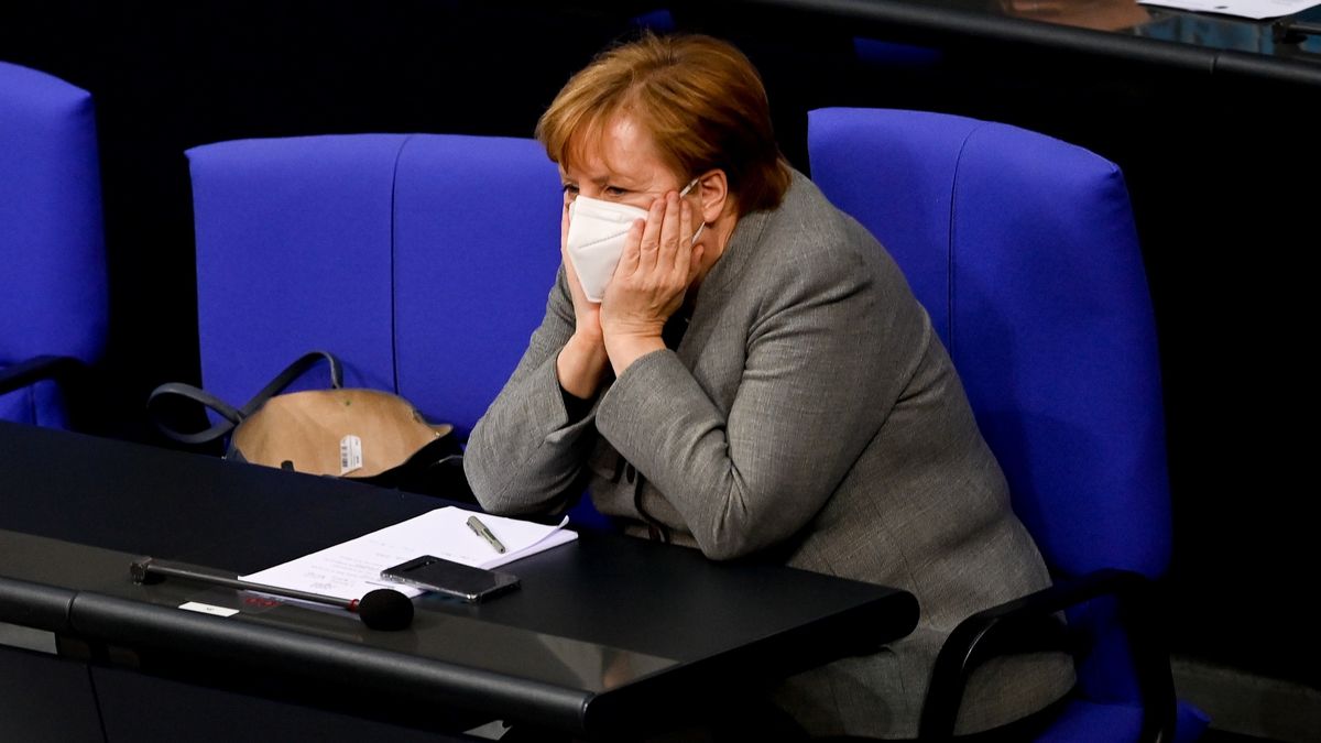 Kanclerz Niemiec Angela Merkel ma za sobą trudny rok w gospodarce.