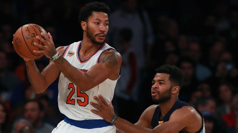 AFP / Derrick Rose od sezonu 2016/17 gra w New York Knicks