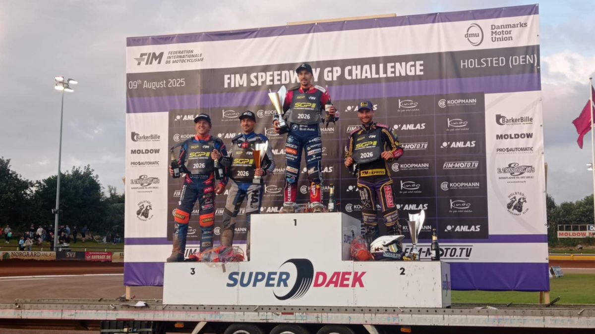 WP SportoweFakty / Stanisław Wrona / Na zdjęciu: podium Grand Prix Challenge 2025 w Holsted