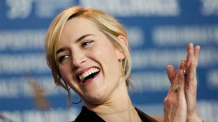 Kate Winslet podczas konferencji prasowej