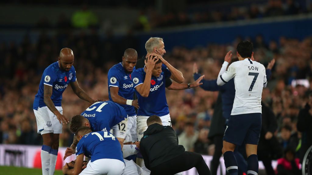 Andre Gomes doznał kontuzji podczas meczu Everton - Tottenham