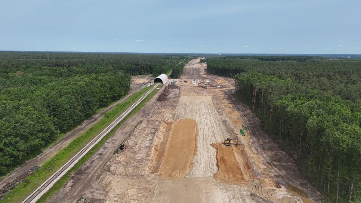 Postęp prac na budowie trasy S19 Lublin - Lubartów