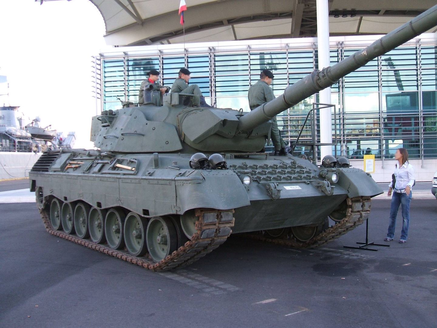 Leopard 1A5 użytkowany przez Włochów 