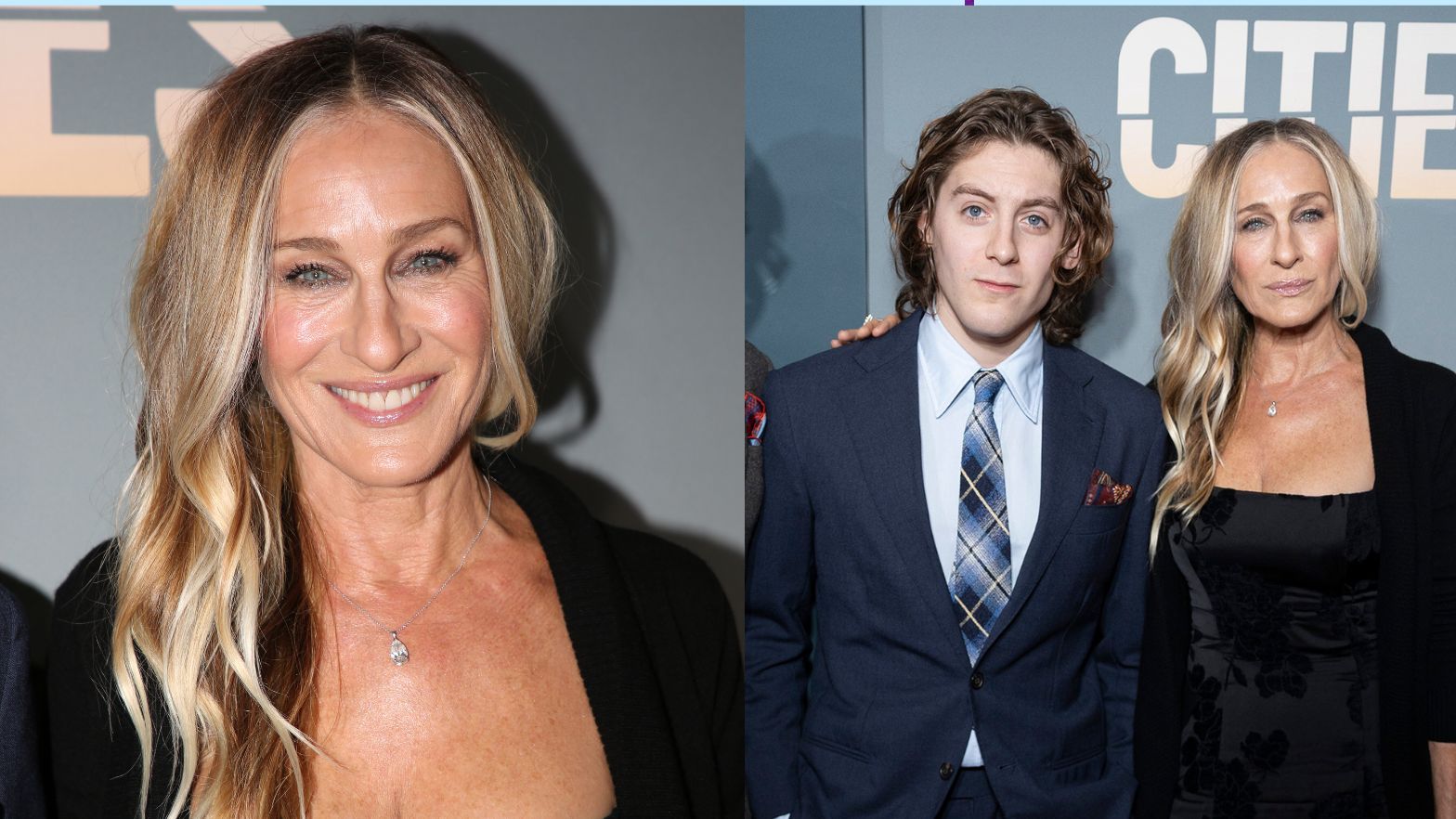 Sarah Jessica Parker z synem i mężem 