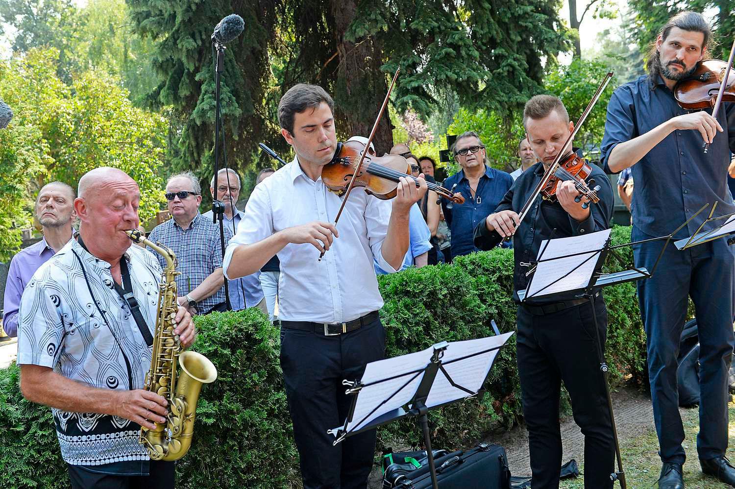 Henryk Miśkiewicz - pogrzeb Tomasza Stańki