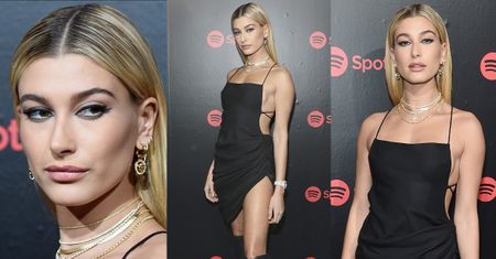 "Najseksowniejsza" Hailey Baldwin pozuje w czarnej szmatce