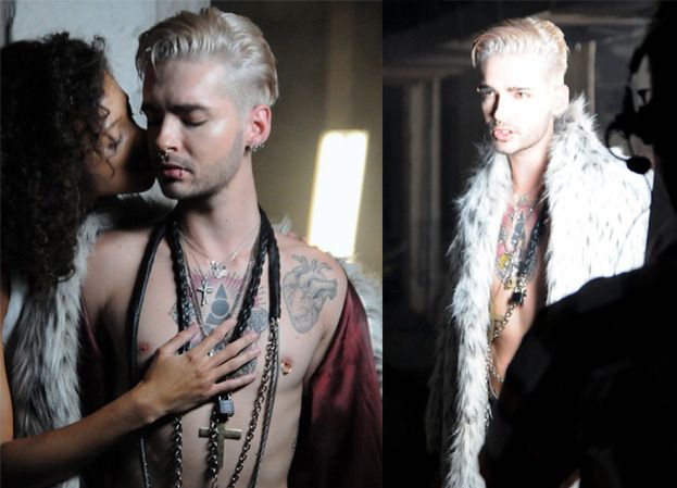 Tokio Hotel WRACA! Bill Kaulitz chwali się klatą... (WIDEO)