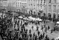 Marzec '68 - wiec studentów Uniwersytetu Warszawskiego pociągnął protesty w całej Polsce