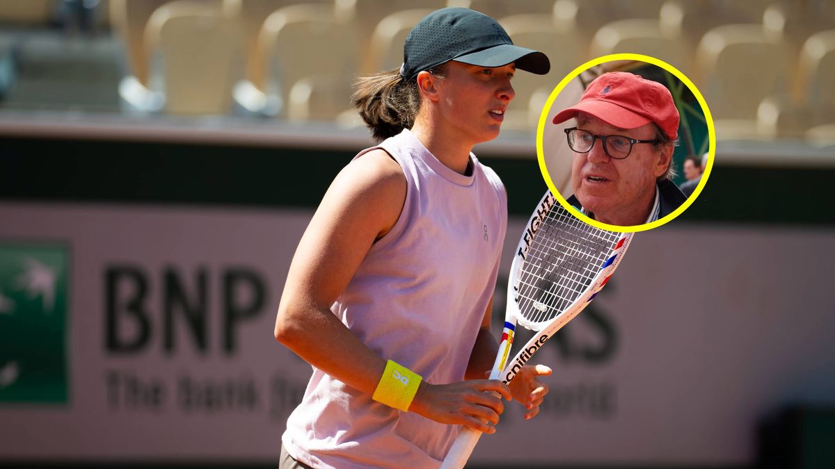 Getty Images / Robert Prange oraz LOTOS PZT Polish Tour / Na zdjęciu: Iga Świątek i Wojciech Fibak