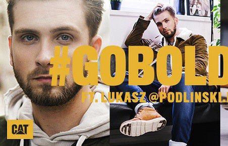 Bloger Łukasz Podliński twarzą kampanii Cat Footwear