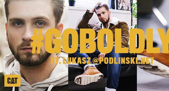 Bloger Łukasz Podliński twarzą kampanii Cat Footwear